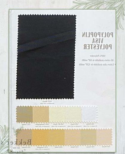 1 of 3 : Polypoplin Visa Polyester : Linen Colors